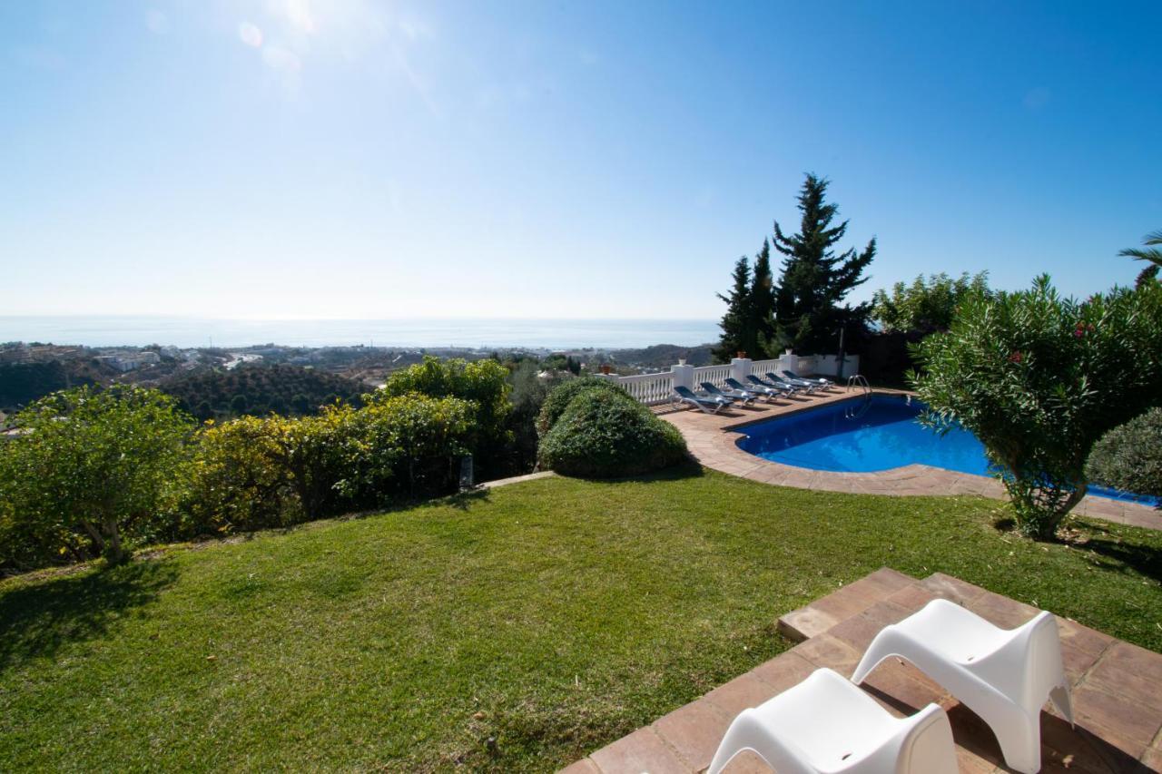 Gran Villa Con Vistas Al Mar Y Piscina Privada Málaga Extérieur photo