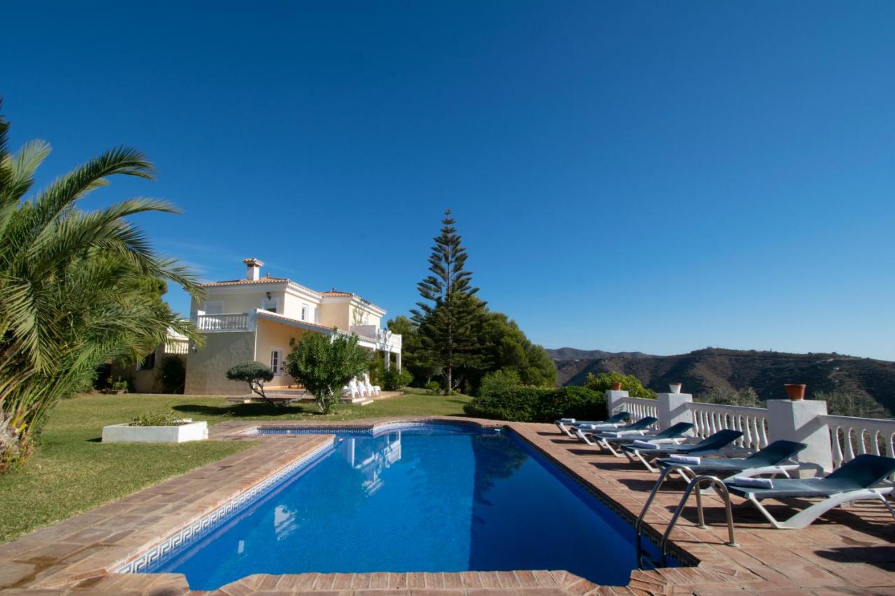Gran Villa Con Vistas Al Mar Y Piscina Privada Málaga Extérieur photo