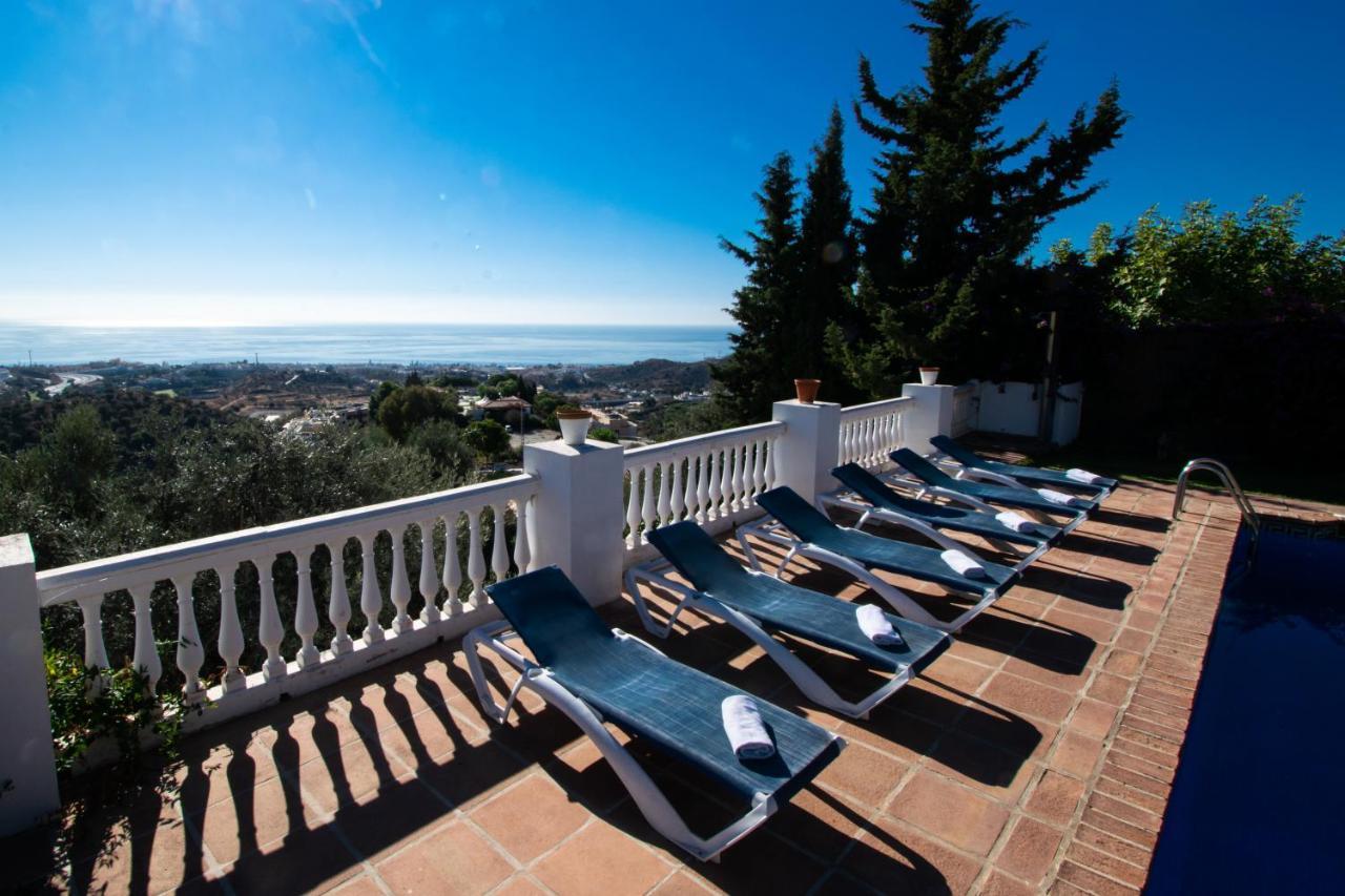 Gran Villa Con Vistas Al Mar Y Piscina Privada Málaga Extérieur photo