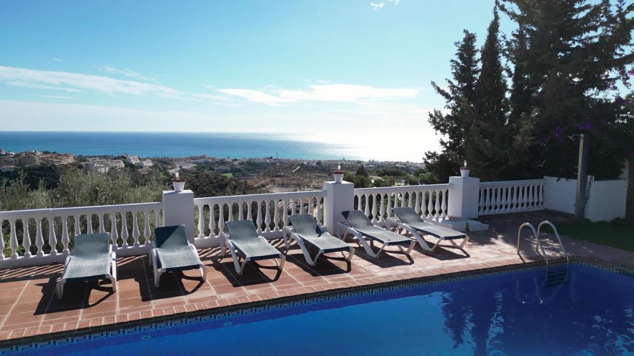 Gran Villa Con Vistas Al Mar Y Piscina Privada Málaga Extérieur photo